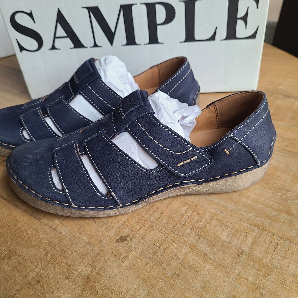Josef Seibel Fergey 59 Womens Leather Fisherman‎ Sandal SAMPLE EU 37 RARE NEW - Picture 4 of 10